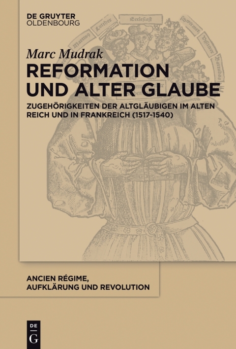 Cover image for book Reformation und alter Glaube