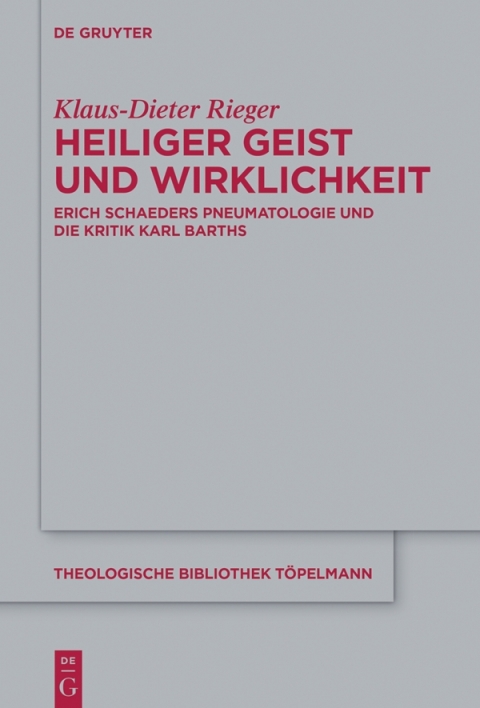 Cover image for book Heiliger Geist und Wirklichkeit