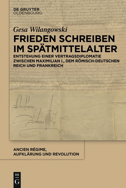 Cover image for book Frieden schreiben im Spätmittelalter