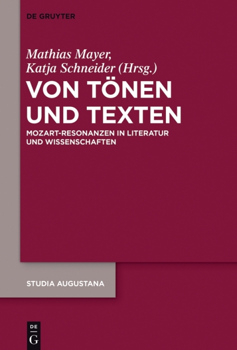 Cover image for book Von Tönen und Texten