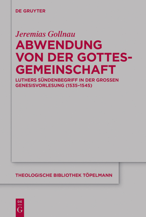 Cover image for book Abwendung von der Gottesgemeinschaft