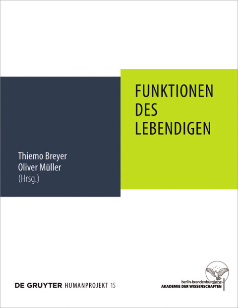 Cover image for book Funktionen des Lebendigen