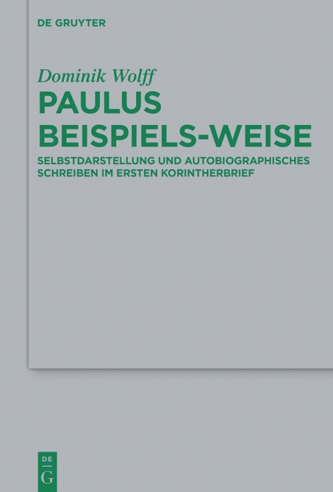 Cover image for book Paulus beispiels-weise