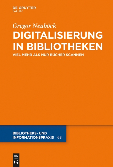 Cover image for book Digitalisierung in Bibliotheken