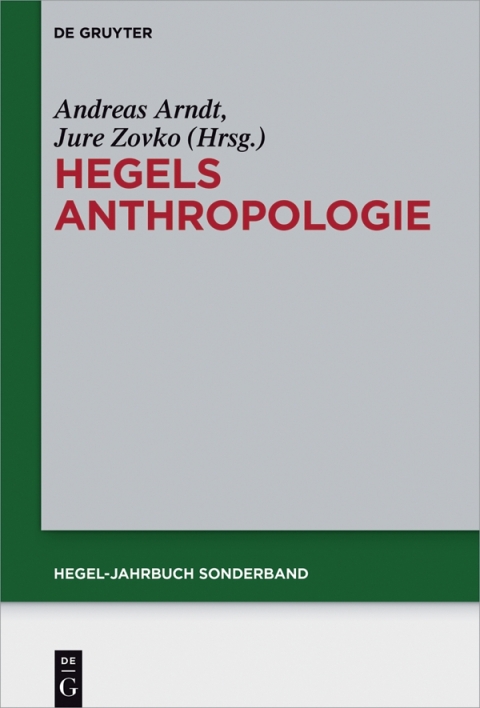 Cover image for book Hegels Anthropologie