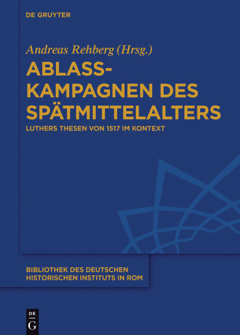 Cover image for book Ablasskampagnen des Spätmittelalters