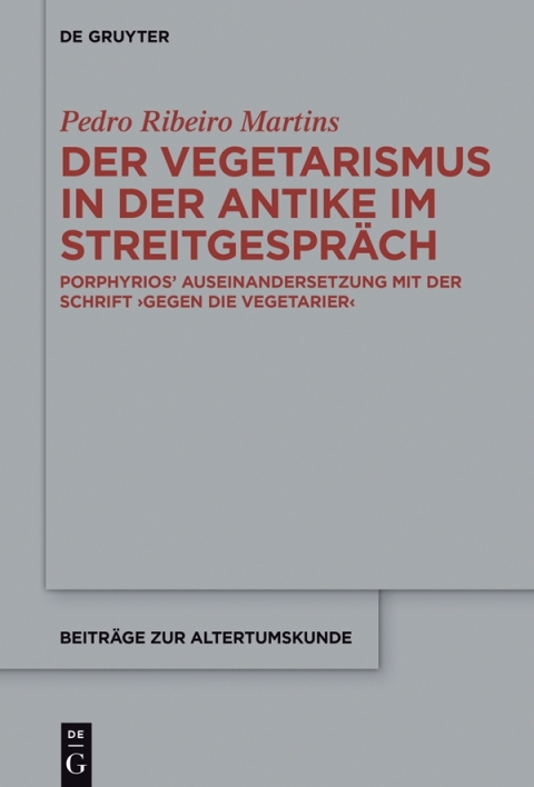 Cover image for book Der Vegetarismus in der Antike im Streitgespräch