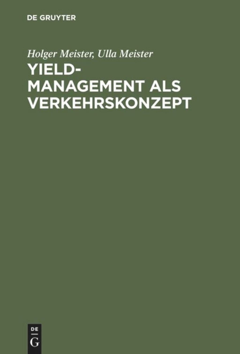 Page Fidelity Yield-Management als Verkehrskonzept; $48.83