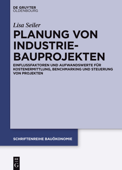 Cover image for book Planung von Industriebauprojekten
