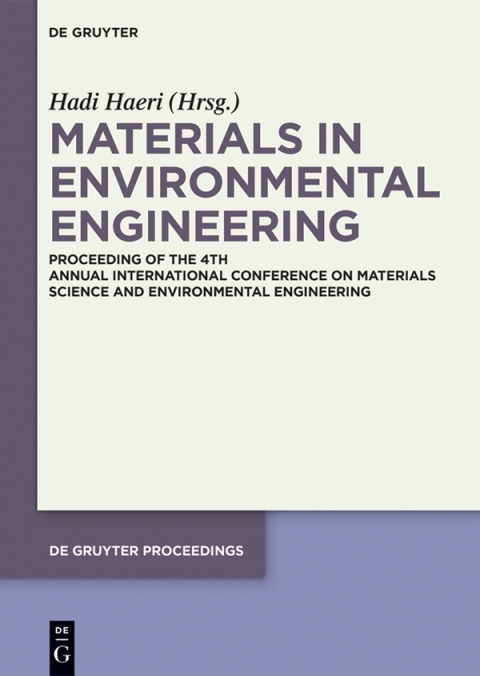 Cover image for book Materials in Environmental Engineering