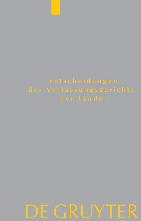 Cover image for book Baden-Württemberg, Berlin, Brandenburg, Bremen, Hamburg, Hessen, Mecklenburg-Vorpommern, Niedersachsen, Saarland, Sachsen, Sachsen-Anhalt, Schleswig-Holstein, Thüringen