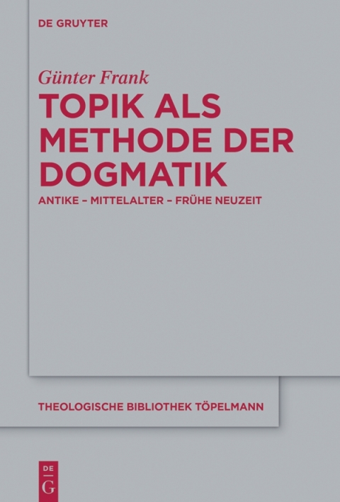 Cover image for book Topik als Methode der Dogmatik