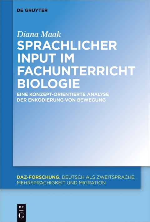 Cover image for book Sprachliche Merkmale des fachlichen Inputs im Fachunterricht Biologie