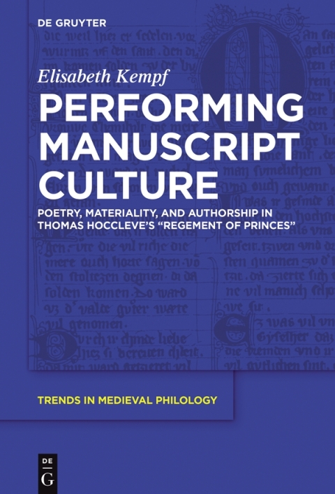 Cover image for book Performing Manuscript Culture