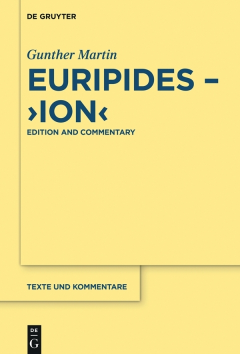 Cover image for book Euripides, "Ion"