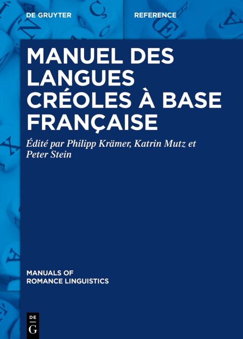 Cover image for book Manuel des langues créoles à base française