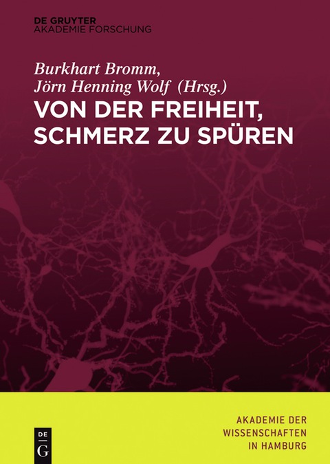 Cover image for book Von der Freiheit, Schmerz zu spüren