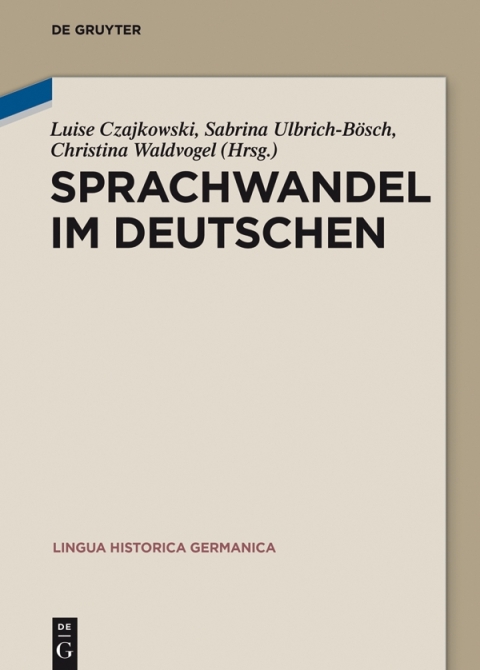 Cover image for book Sprachwandel im Deutschen