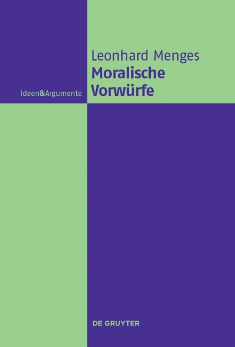 Cover image for book Moralische Vorwürfe