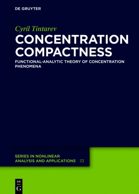 Cover image for book Concentration Compactness