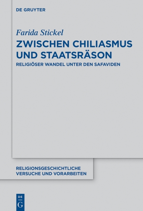 Cover image for book Zwischen Chiliasmus und Staatsräson