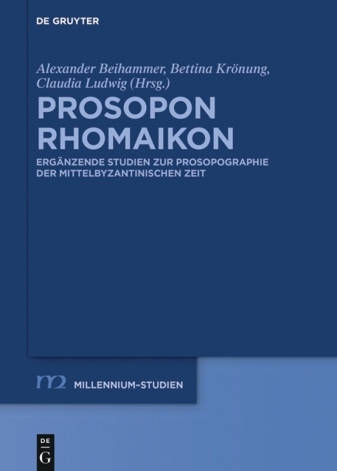 Cover image for book Prosopon Rhomaikon