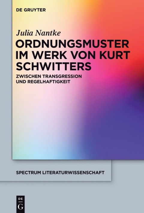 Cover image for book Ordnungsmuster im Werk von Kurt Schwitters