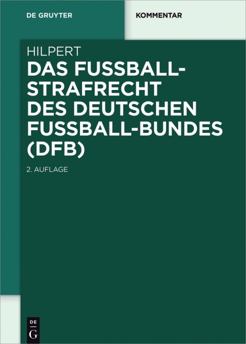 Cover image for book Das Fußballstrafrecht des Deutschen Fußball-Bundes (DFB)