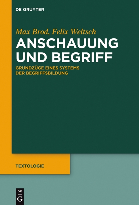 Cover image for book Anschauung und Begriff