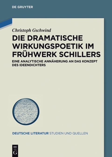 Cover image for book Die dramatische Wirkungspoetik im Frühwerk Schillers