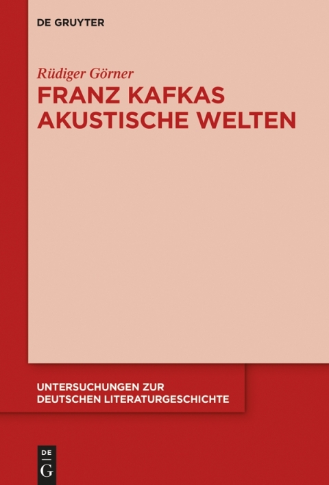 Cover image for book Franz Kafkas akustische Welten