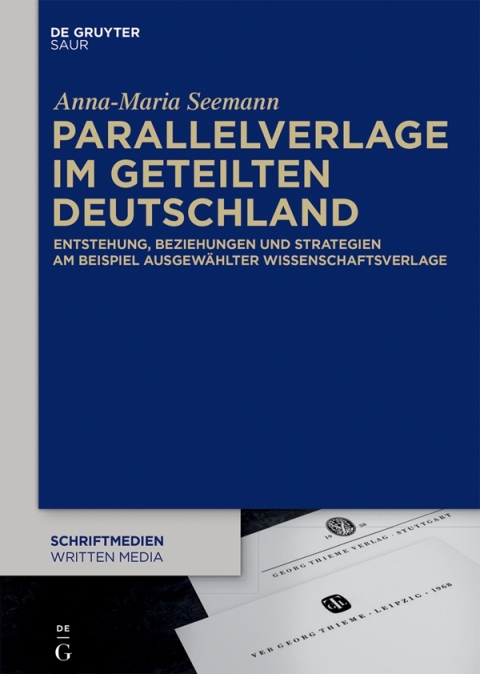 Cover image for book Parallelverlage im geteilten Deutschland
