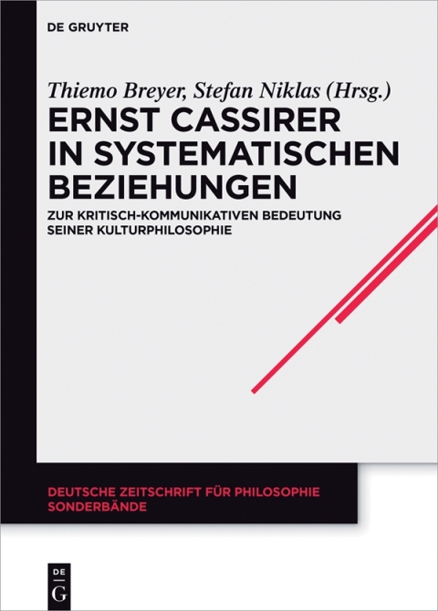Cover image for book Ernst Cassirer in systematischen Beziehungen