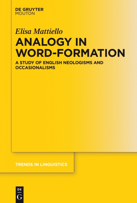 Cover image for book Analogy in Word-formation
