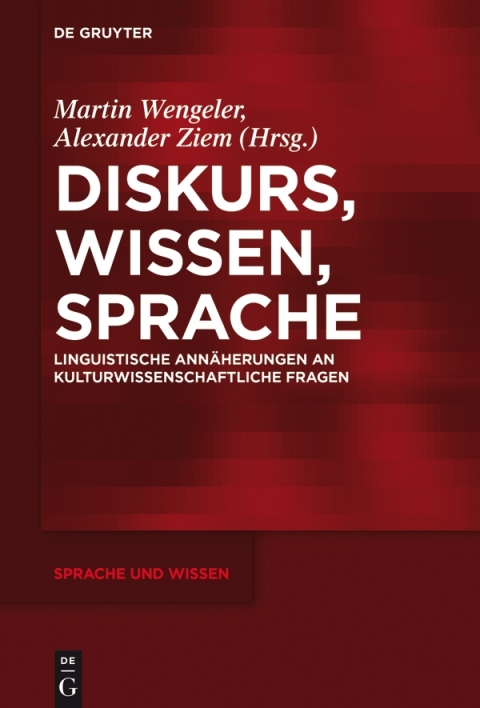 Cover image for book Diskurs, Wissen, Sprache