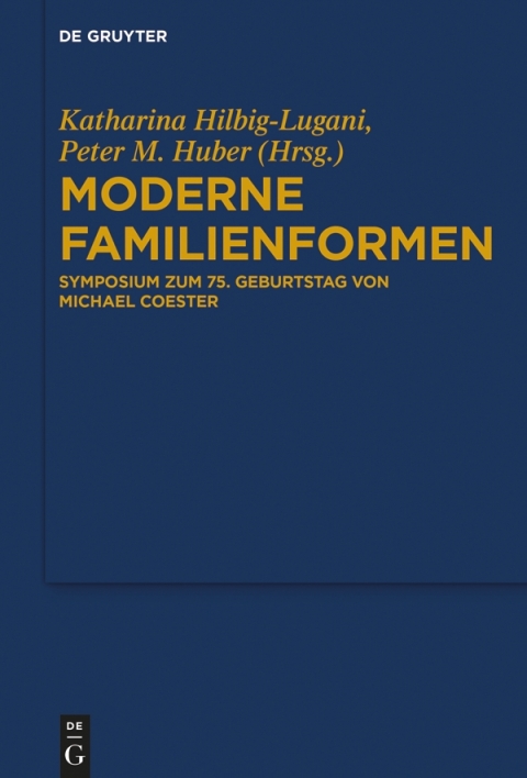Cover image for book Moderne Familienformen