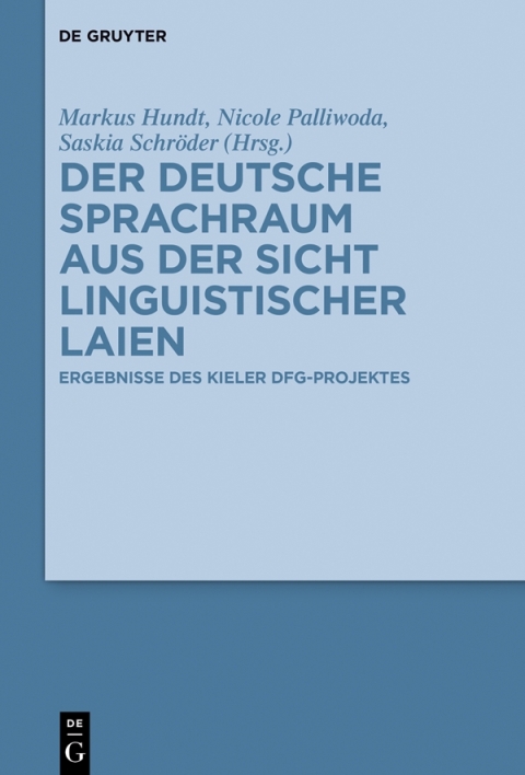 Cover image for book Der deutsche Sprachraum aus der Sicht linguistischer Laien