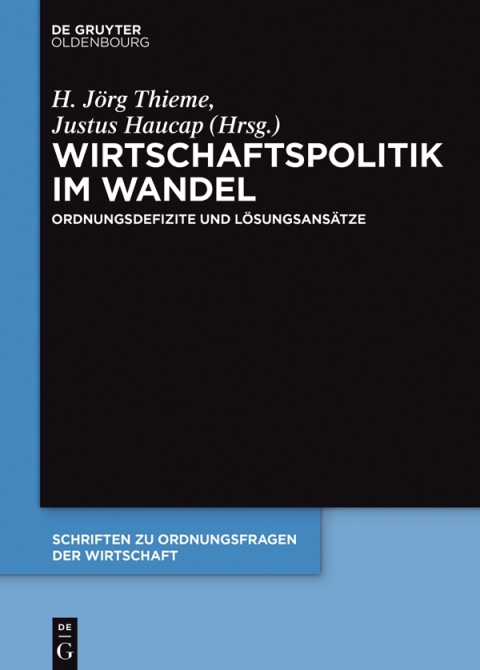 Cover image for book Wirtschaftspolitik im Wandel
