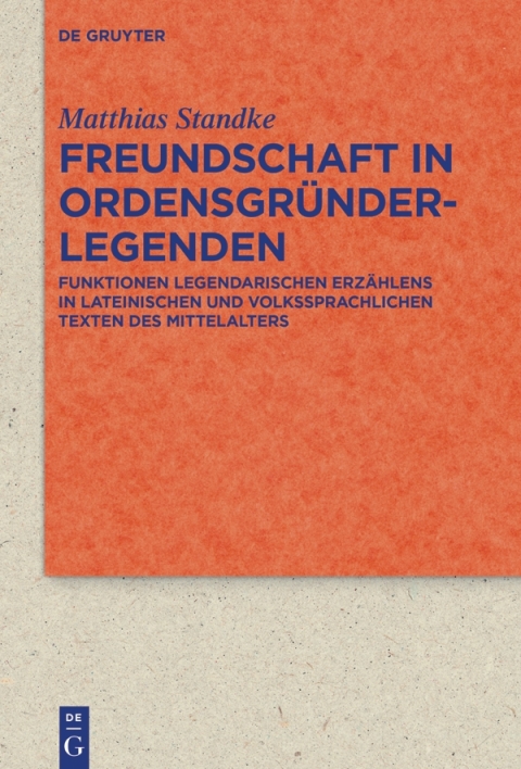 Cover image for book Freundschaft in Ordensgründerlegenden