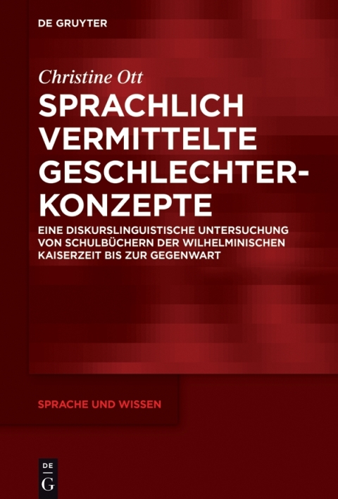 Cover image for book Sprachlich vermittelte Geschlechterkonzepte