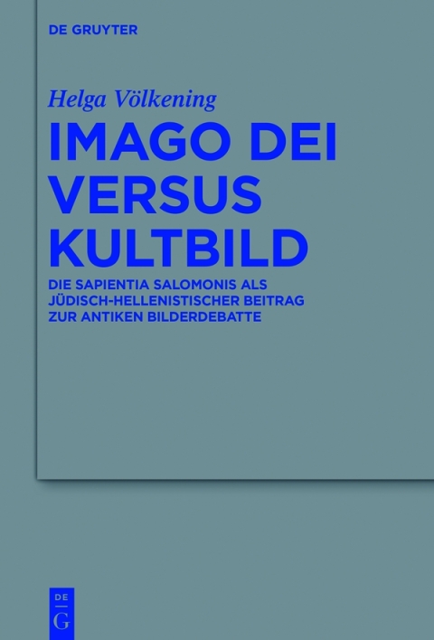 Cover image for book Imago Dei versus Kultbild