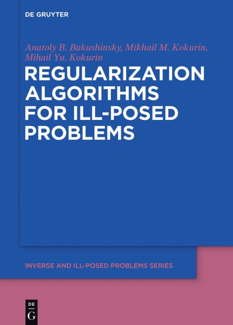 Cover image for book Regularization Algorithms for Ill-Posed Problems