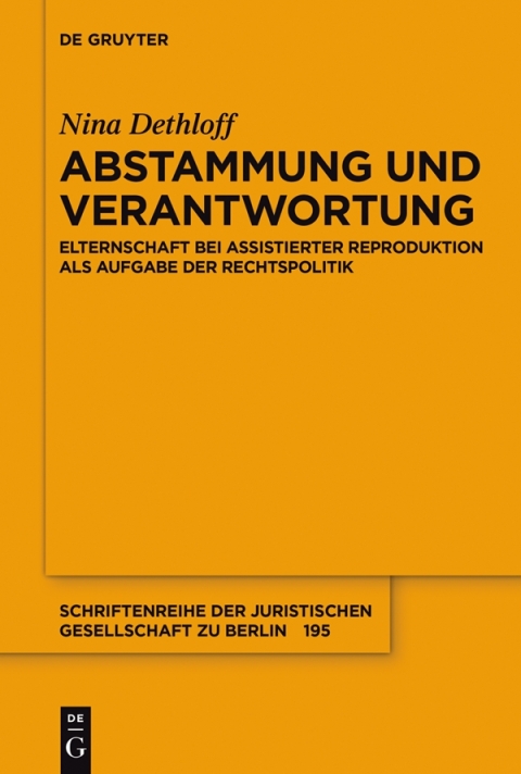 Cover image for book Abstammung und Verantwortung