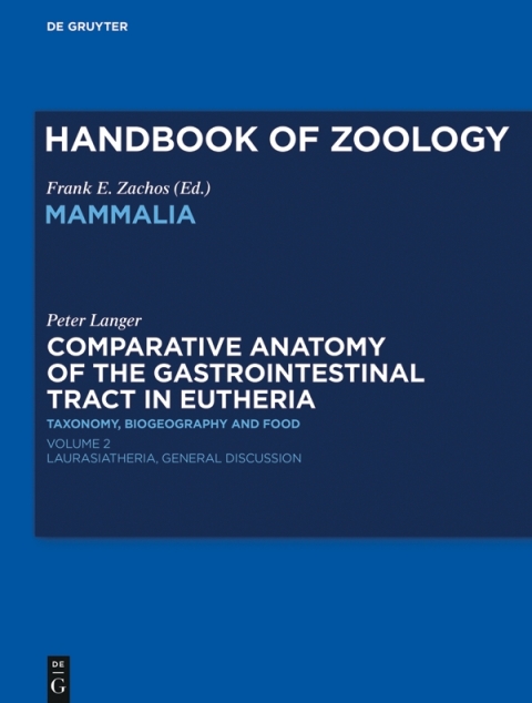 Cover image for book Comparative Anatomy of the Gastrointestinal Tract in Eutheria II