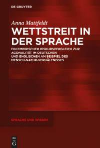 Cover image: Wettstreit in der Sprache 1st edition 9783110562897