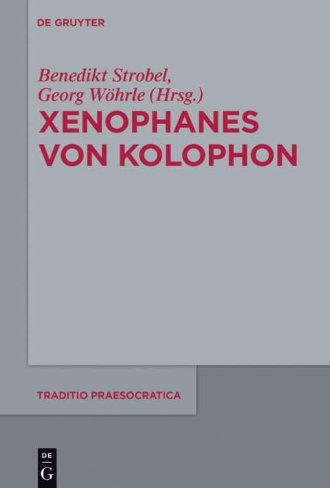 Cover image for book Xenophanes von Kolophon