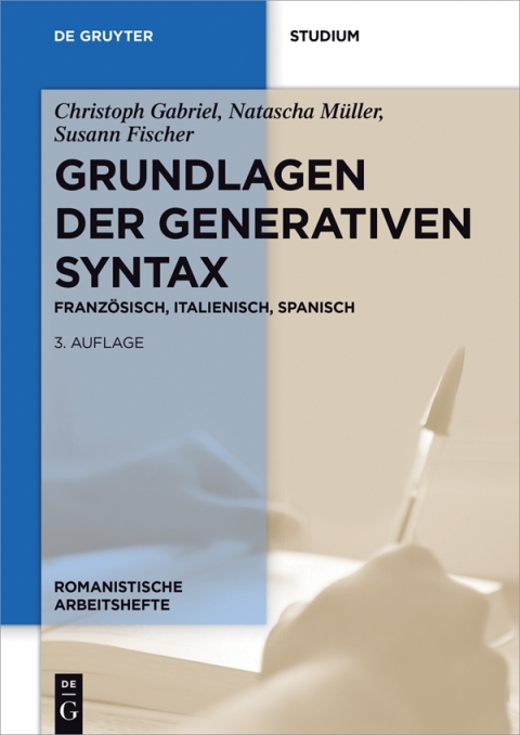 Cover image for book Grundlagen der generativen Syntax