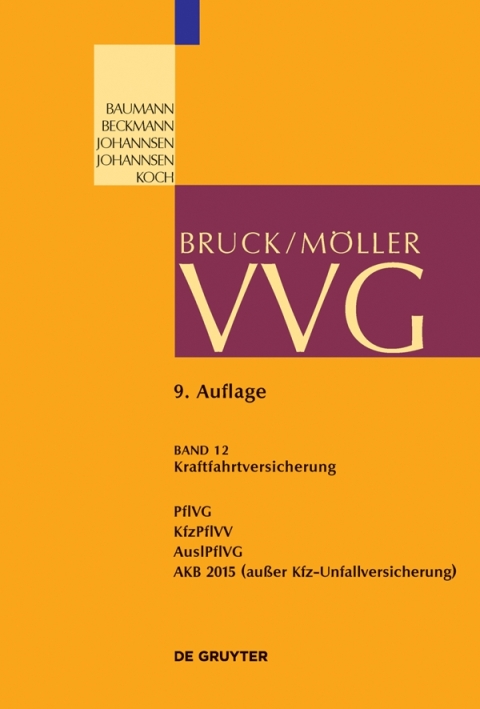 Cover image for book Kraftfahrtversicherung