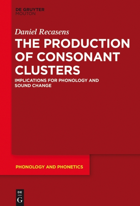 Cover image for book The Production of Consonant Clusters