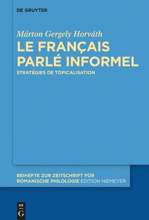 Cover image for book Le français parlé informel